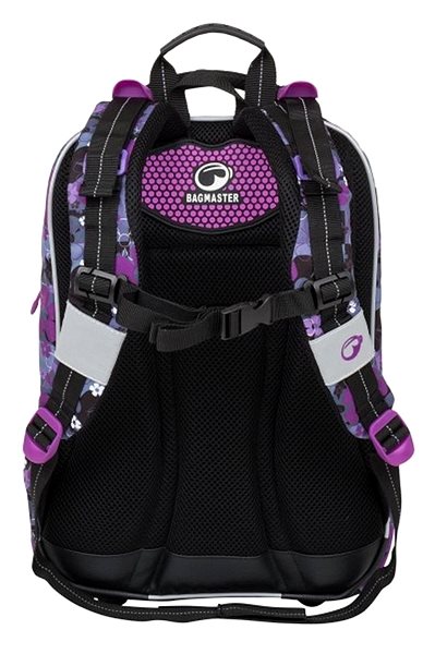School Backpack Bagmaster School Backpack Mercury 8A Back page