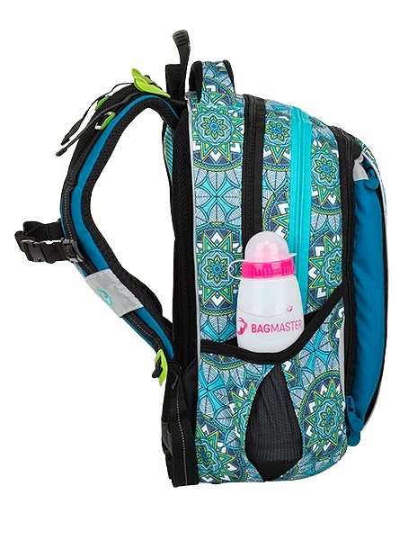 School Backpack Bagmaster School Backpack Mercury 9B Lateral view