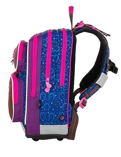 School Backpack Bagmaster School backpack Galaxy 9B Lateral view