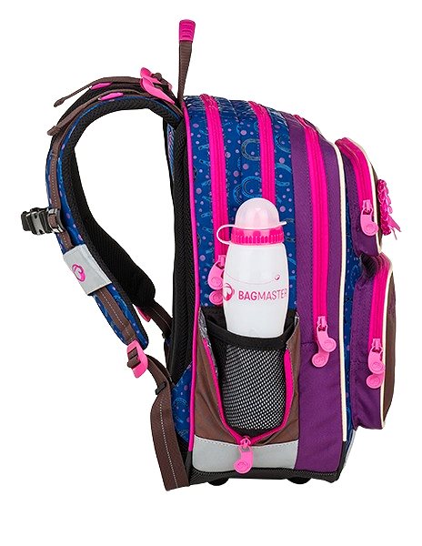 School Backpack Bagmaster School backpack Galaxy 9B Lateral view
