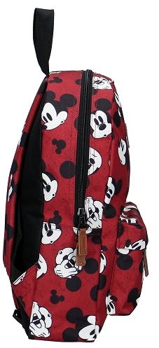 Školský batoh Batoh Mickey Mouse My Own Way Červený Bočný pohľad