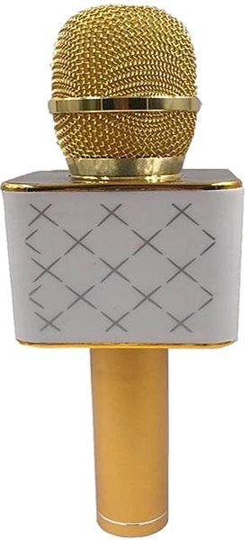 Microphone Teddies Karaoke Microphone Metal Gold Screen