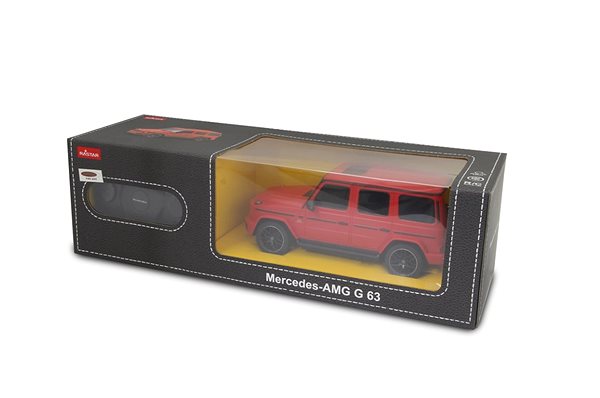 Távirányítós autó Jamara Mercedes-AMG G 63, 27 MHz, 1:24 piros Csomagolás/doboz