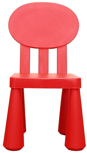 Detská stolička Detská plastová stolička – červená Screen