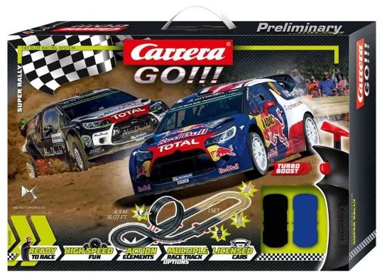 Slot Car Track Carrera GO 62495 Super Rally ...
