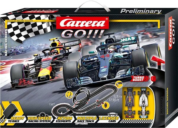 Slot Car Track Carrera GO 62524 Racing Heroes Packaging/box