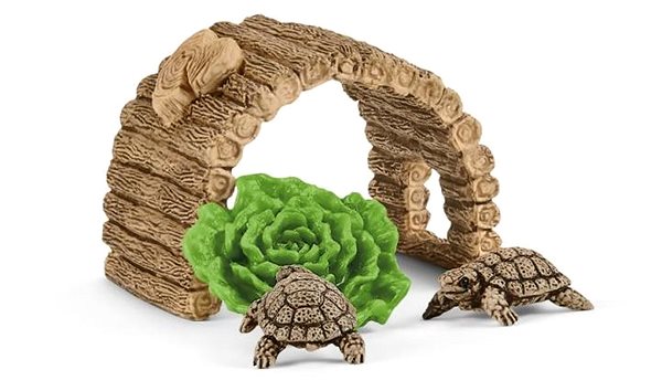 Figur Schleich 42506 Schildkrötenfamilie mit Haus Mermale/Technologie