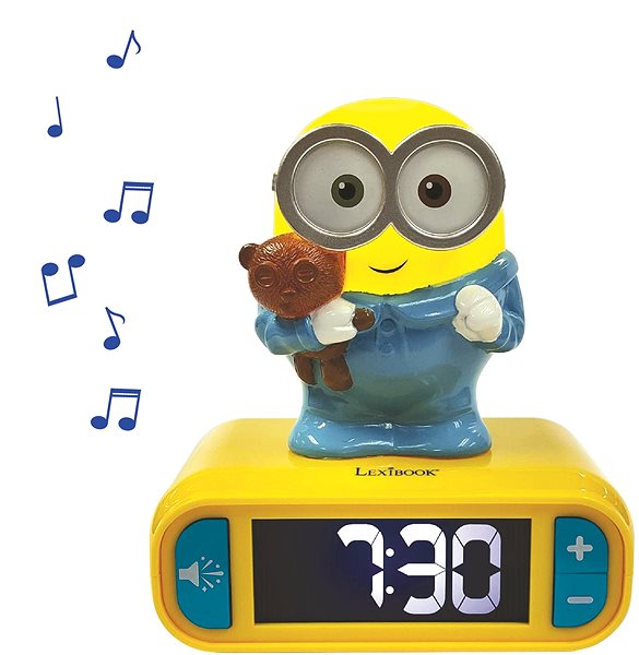 Alarm Clock Lexibook Minions Alarm clock with night light and sound effects Features/technology