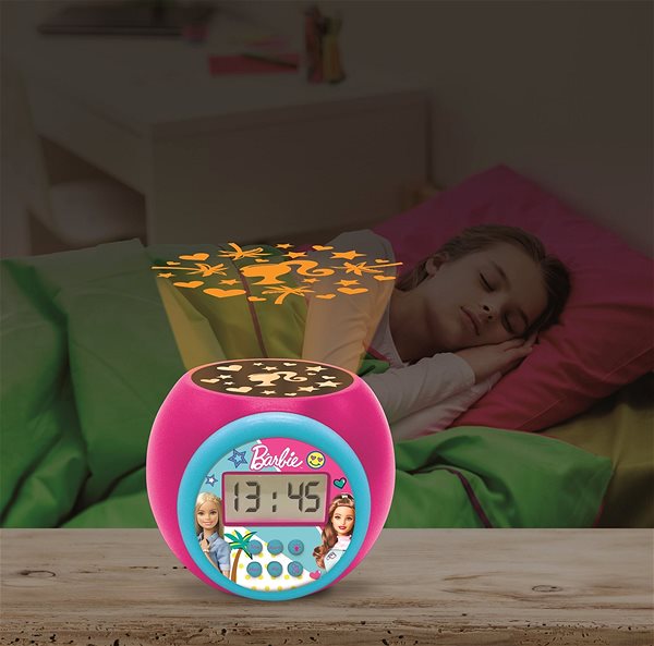 Alarm Clock Lexibook Barbie Alarm clock with projector and timer Lifestyle