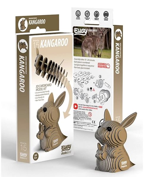 3D Puzzle Dodoland Eugy Kangaroo Screen