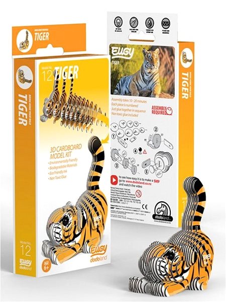 3D Puzzle Dodoland Eugy Tiger Screen