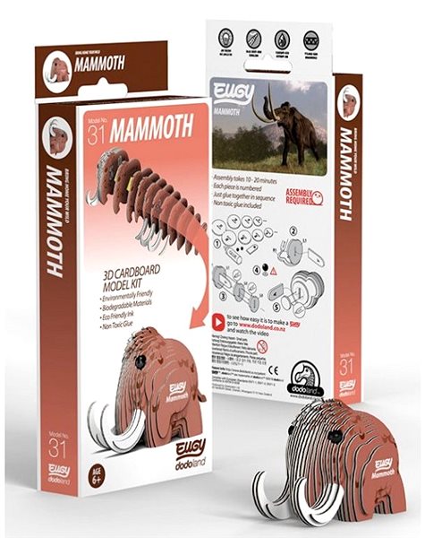 3D Puzzle Dodoland Eugy Mammoth Screen