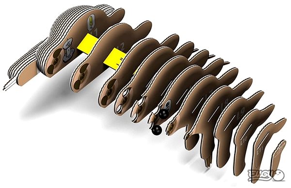 3D Puzzle Dodoland Eugy Lenochod Features/technology