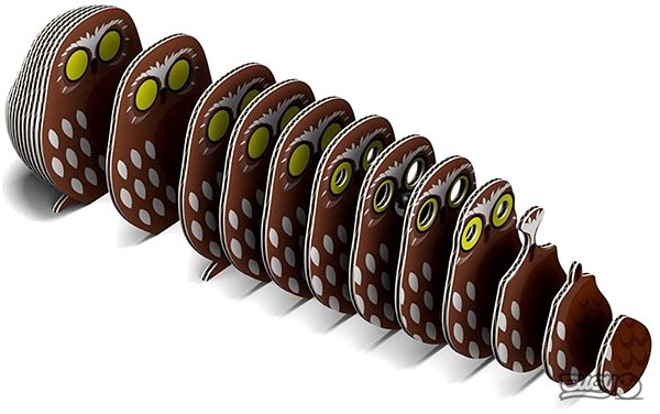 3D Puzzle Dodoland Eugy Owl Features/technology