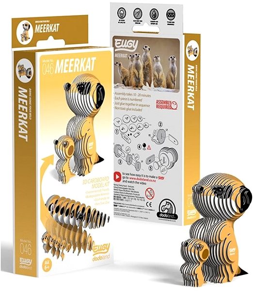 3D Puzzle Dodoland Eugy Meerkat Screen