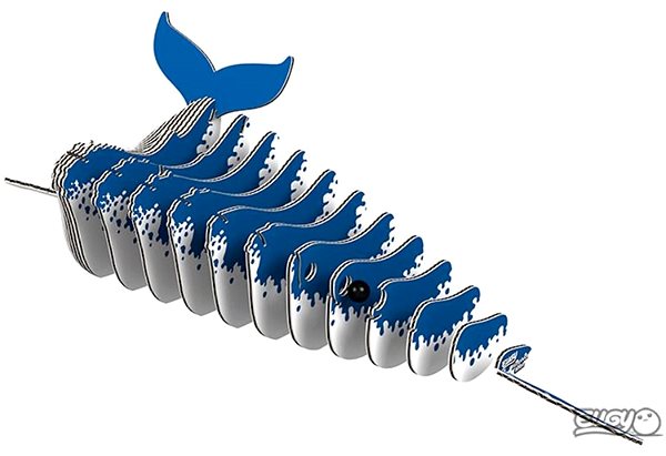 3D Puzzle Dodoland Eugy Humpback Whale Features/technology