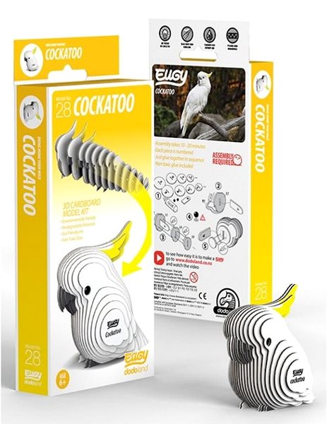 3D Puzzle Dodoland Eugy Kakadu Screen