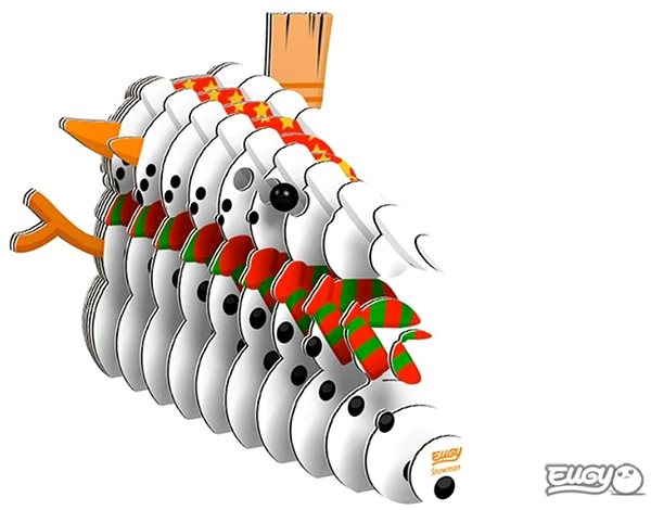 3D Puzzle Dodoland Eugy Snowman Features/technology