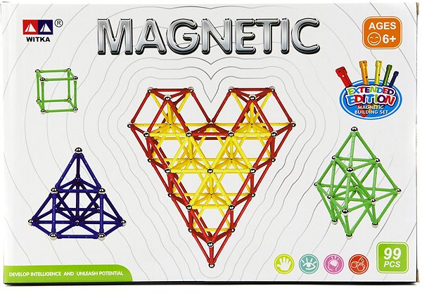 Building Set Magnetic Kit 99pcs Packaging/box