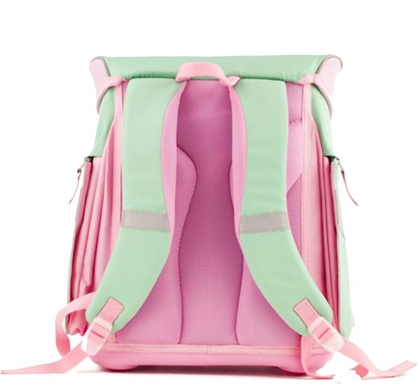 School Backpack Studio Pets Cat, with front pocket, fidlock lock Back page