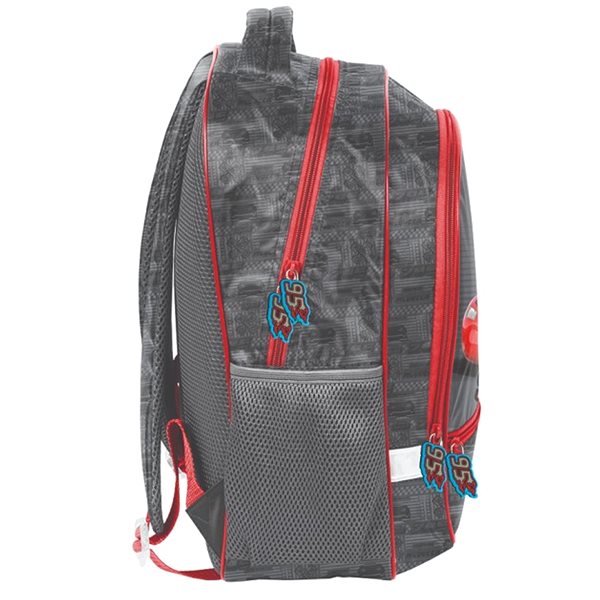 School Backpack Cars fuel injected Lateral view