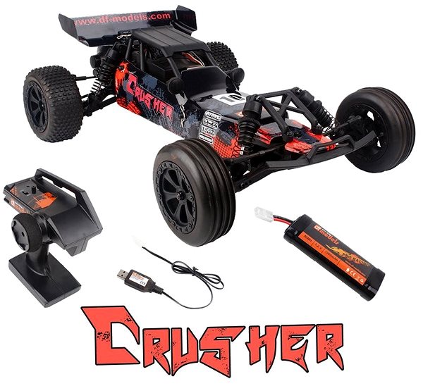 RC auto Crusher Race Buggy 2WD RTR Obsah balenia