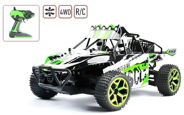 RC auto X-Knight Muscle Buggy 1 : 18 RTR 4WD zelený Lifestyle