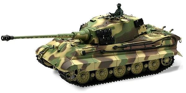 RC tank Tank TIGER II HENSCHEL BB 1:16 v dřevěném kufru ...