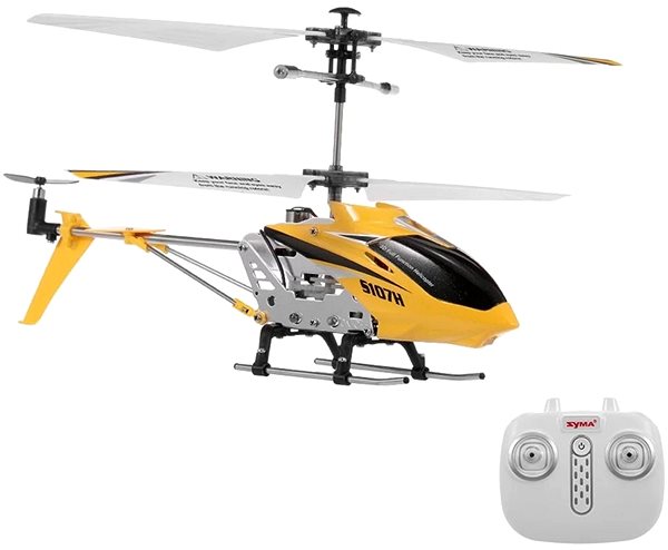 RC vrtuľník na ovládanie Syma S107H s barometrom žltý ...