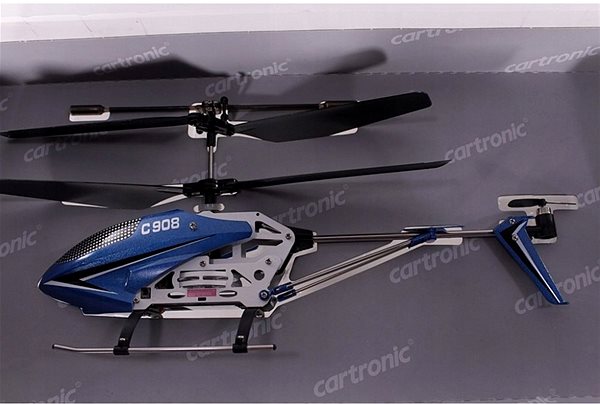 RC vrtuľník na ovládanie HELI C 908 modrý ...