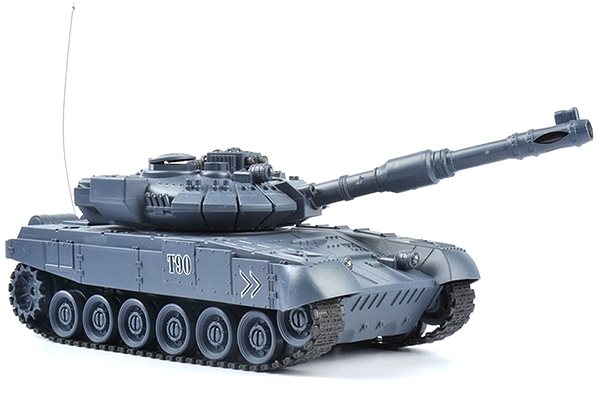Távirányítós tank S‑IDEE T‑90 RC harci tank, 2,4 GHz, infravörös ágyúval, 1:28 ...