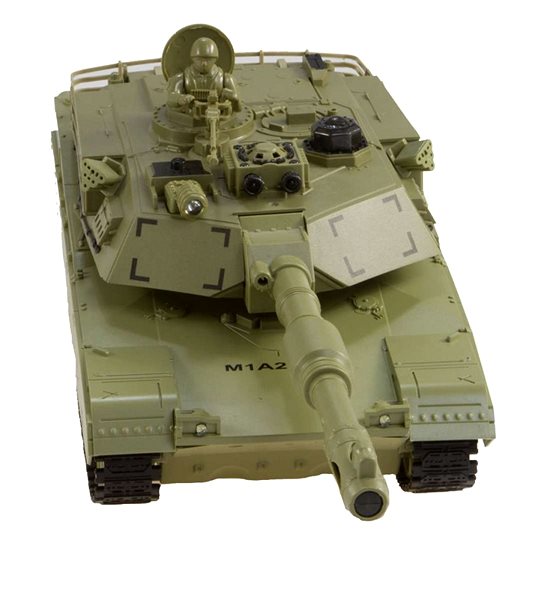 RC tank na ovládanie Sada bojujúcich tankov 2,4 GHz Abrams & German Tiger ...