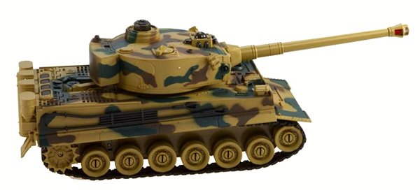 RC tank Sada bojujících tanků 2,4 GHz Leopard& German Tiger ...