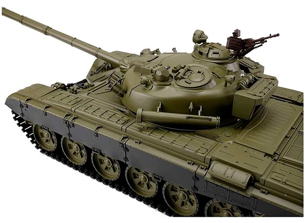 RC tank na ovládanie RC tank T-72  BB+IR 1 : 16 s kovovými pásmi a prevodovkami RTR ...