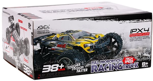 RC auto Monster Truggy 1:12 černý Obal/krabička