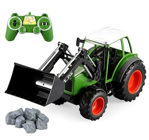 RC traktor na ovládanie Farm Traktor 1:16 s funkčnou lyžicou Vlastnosti/technológia