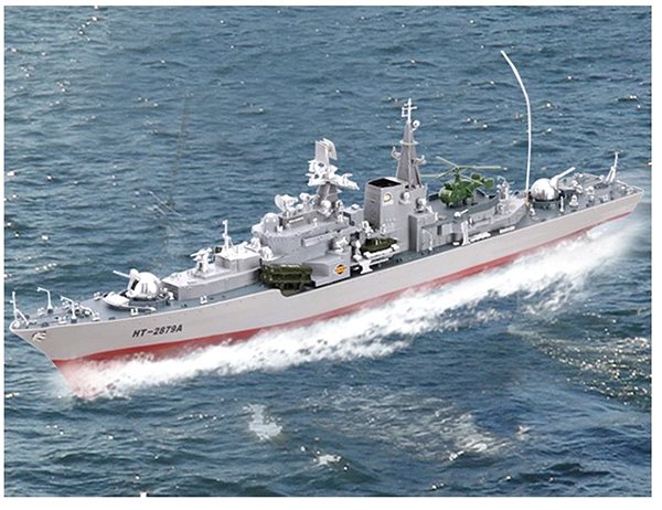 RC loď na ovládanie Sovremennyj Destroyer ruský torpédoborec 1 : 275 RTR ...
