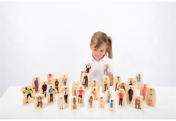 Figures Wooden Figurines Profession Lifestyle