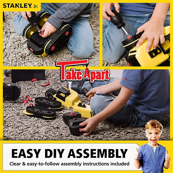 Building Set Stanley Jr. TT010-SY Building Kit, Toy Jackhammer ...