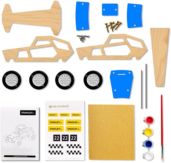 Building Set Stanley Jr. OK028-SY Kits, formulas, wood Package content