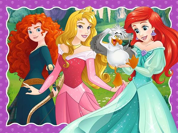 Puzzle Ravensburger 030798 Disney varázslatos hercegnők 4 az 1-ben ...