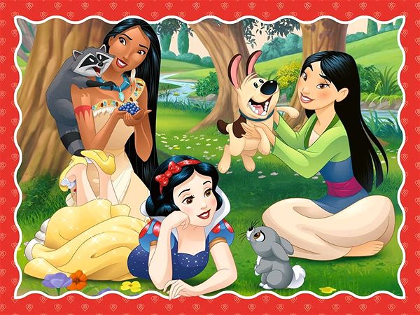 Puzzle Ravensburger 030798 Disney varázslatos hercegnők 4 az 1-ben ...