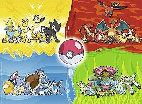 Puzzle Ravensburger 100354 Pokémon fajták 150 darab ...