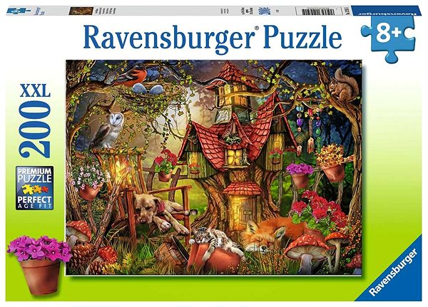 Puzzle Ravensburger 129515 Waldhaus 200 Puzzleteile ...