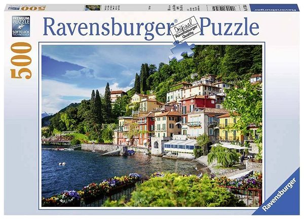 Puzzle Ravensburger 147564 Jazero Como, Taliansko 500 dielikov ...
