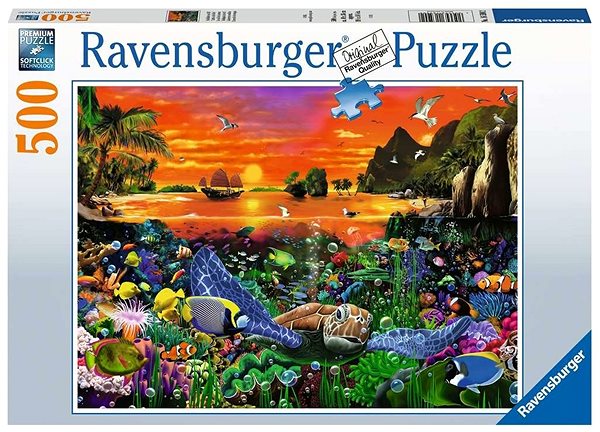 Puzzle Ravensburger 165902 Pod vodou 500 dielikov ...