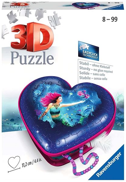 Puzzle Ravensburger 3D 112494 Herz der Meerjungfrau 54 Puzzleteile ...