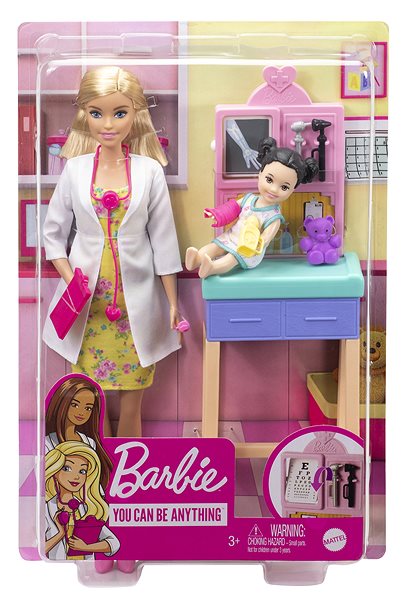 Puppe Barbie Beruf Kinderarzt Blond ...