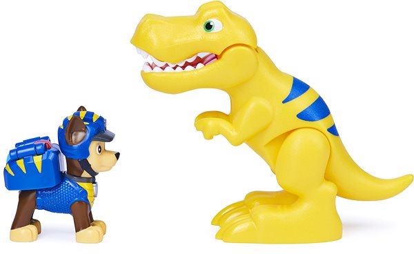 Figure Paw patrol Chase Figurine with dino and egg Lateral view