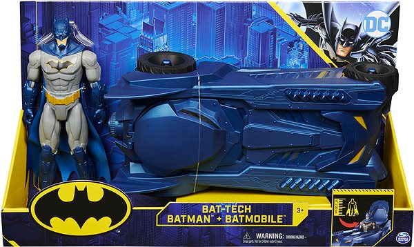 Figure Batman Batmobile with Figure 30cm Packaging/box